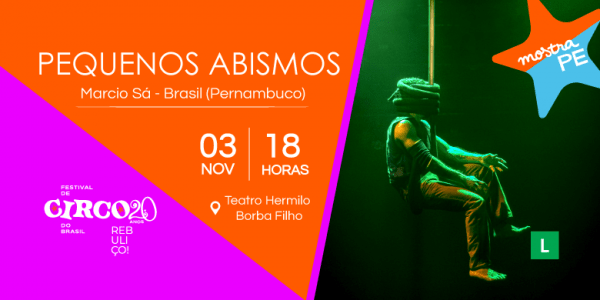 Imagem do evento FCB 2026 | PEQUENOS ABISMOS · Marcio Sá · BR[PE]