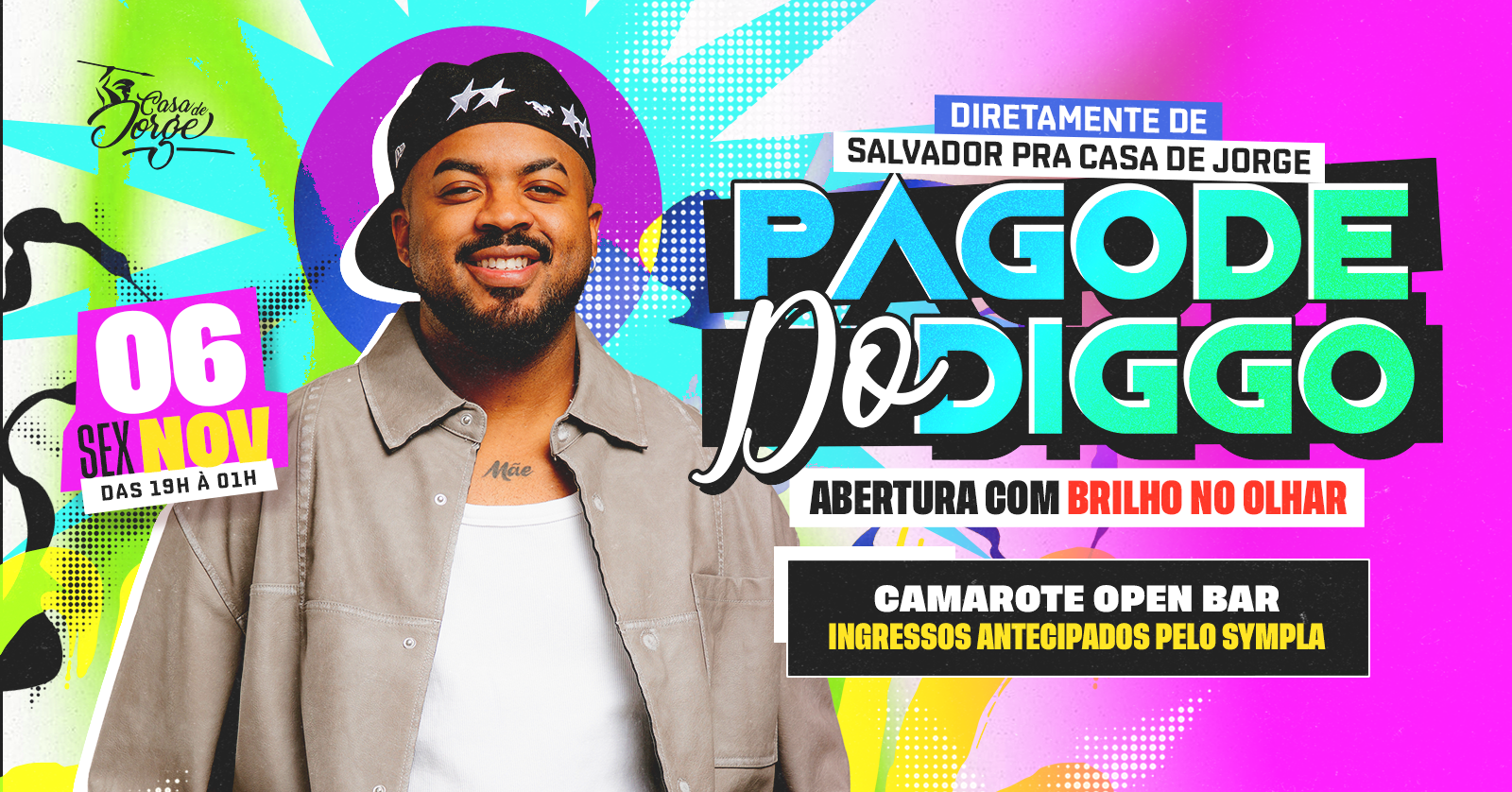 Pagode do Diggo direto de Salvador - São José dos Campos, SP