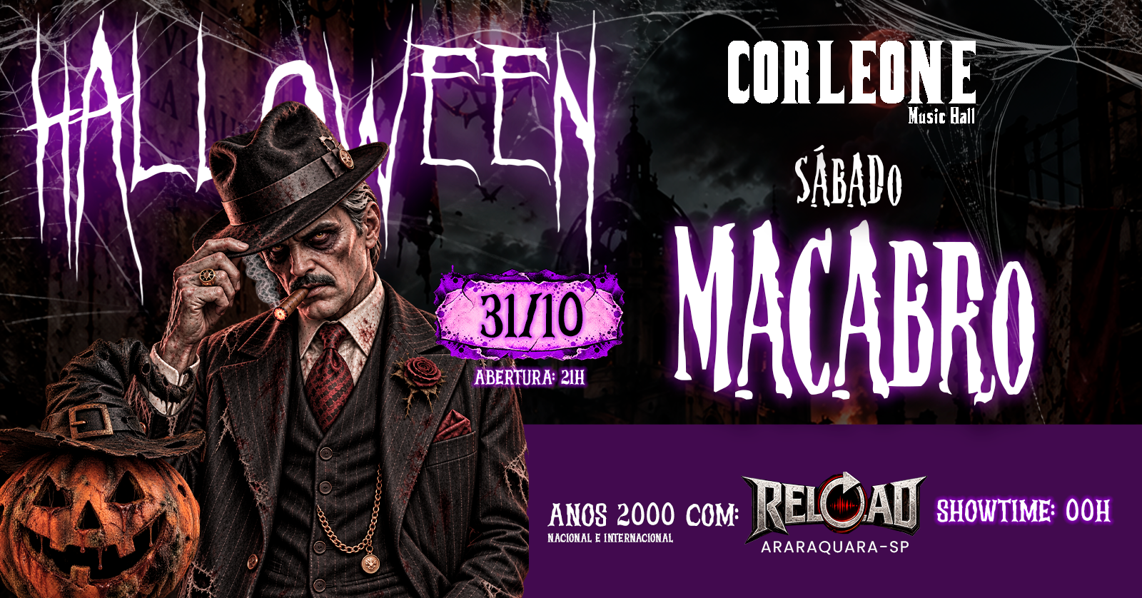 Halloween Corleone - SÁBADO MACABRO