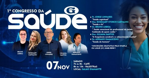 Imagem do evento CONGRESSO DA SAÚDE GETSÊMANI 2026
