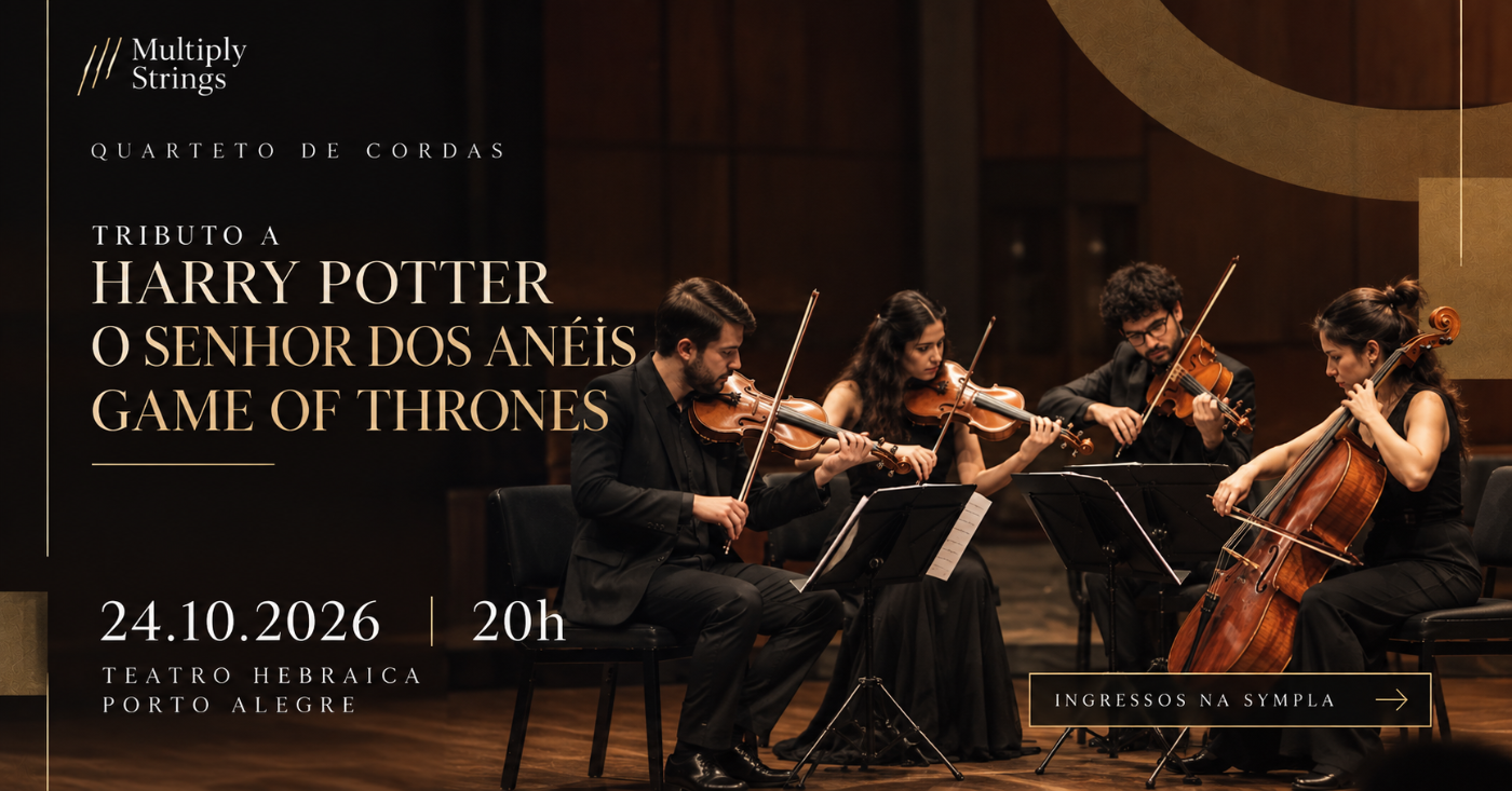 Imagen de la fuente — Quarteto de Cordas - Game of Thrones, Senhor dos Anéis e Harry Potter em Porto Alegre [24/10]