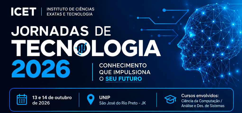 Imagem publicada pela fonte para Jornada de Tecnologia UNIP 2026