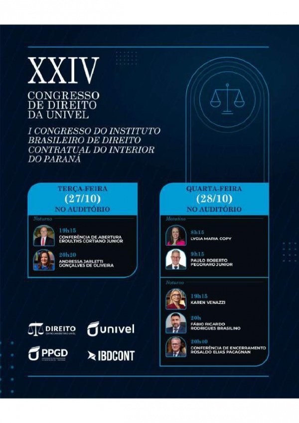 Imagem do evento Congresso de Direito Da Univel