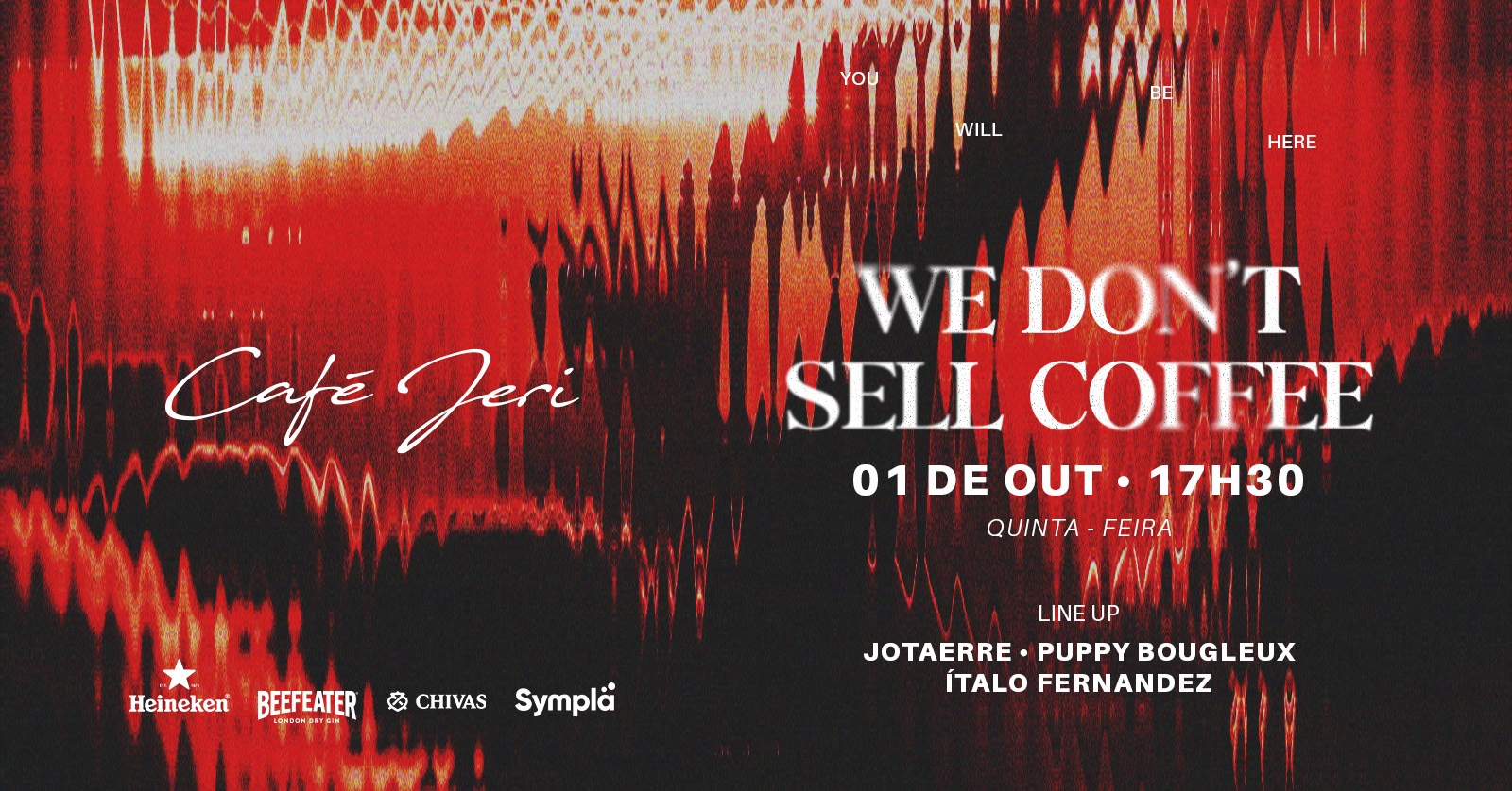 WE DON'T SELL COFFEE