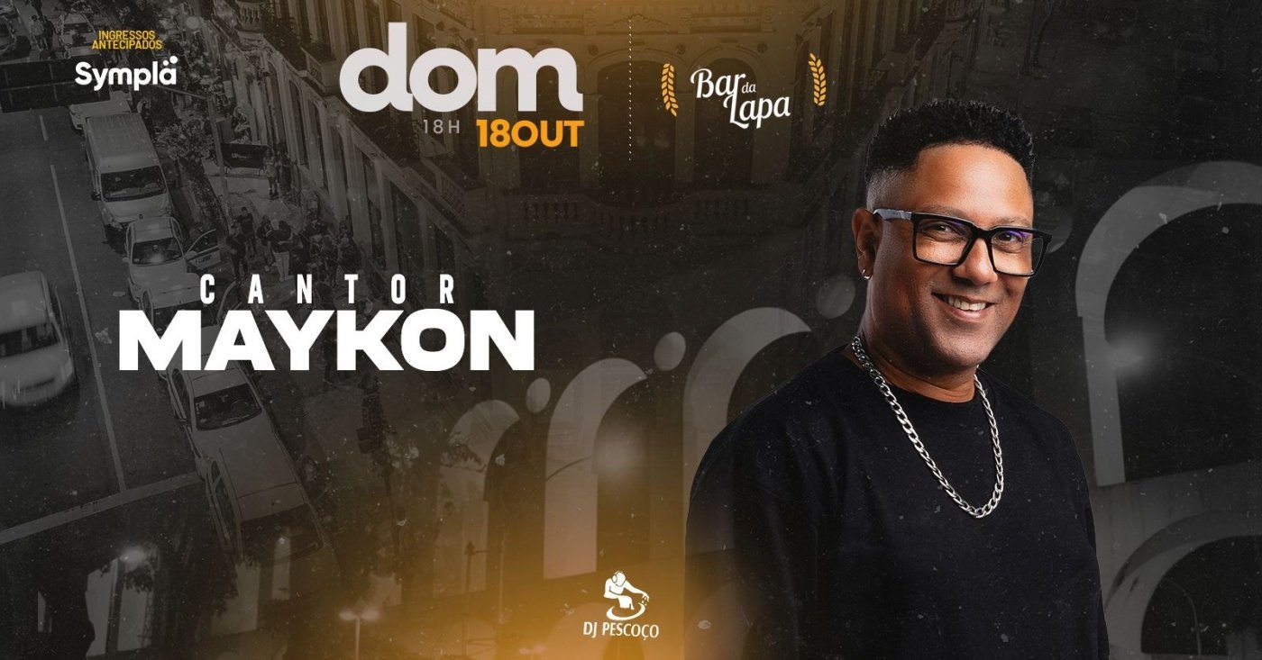Imagem da fonte — CANTOR MAYCON NO BAR DA LAPA