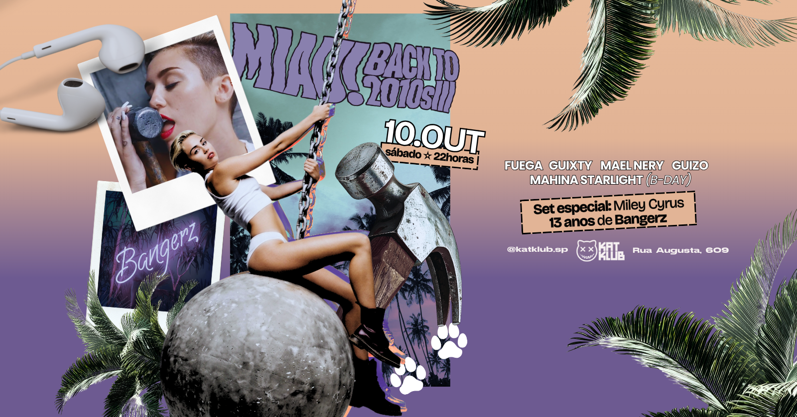 Imagem da fonte — MIAU! BACK TO 2010s - Especial Bangerz