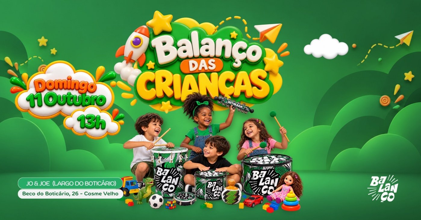 Imagem publicada pela fonte para Dia das Crianças com a Balanço