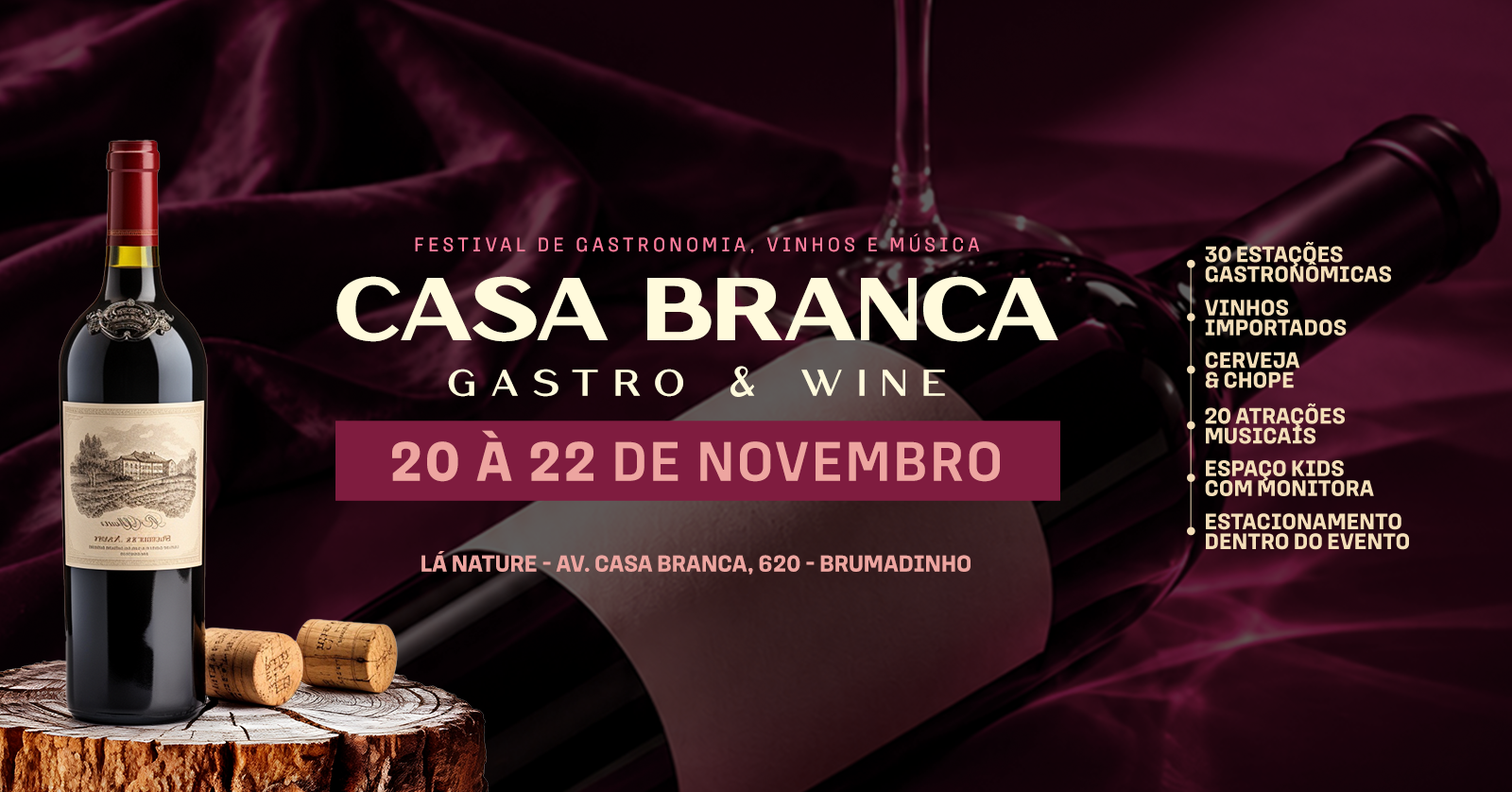 Imagem da fonte — Festival Casa branca Gastro & Wine