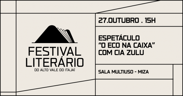 Imagem do evento Festival Literário 2026 - Espetáculo “O Eco na Caixa” com Cia Zulu