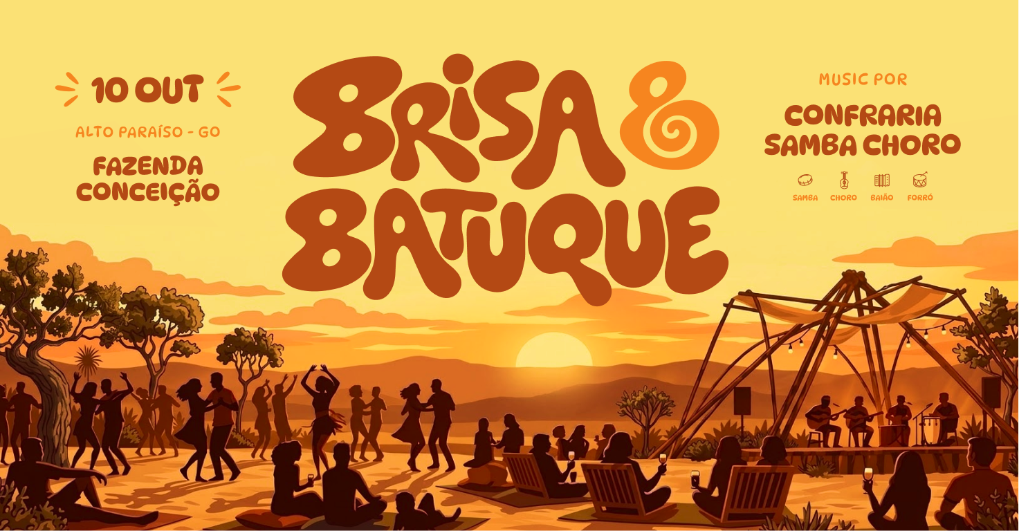 BRISA & BATUQUE - Alto Paraíso de Goiás, GO