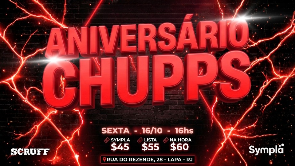 Imagem da fonte — ANIVERSARIO CHUPPS SEXTA BOMBADA