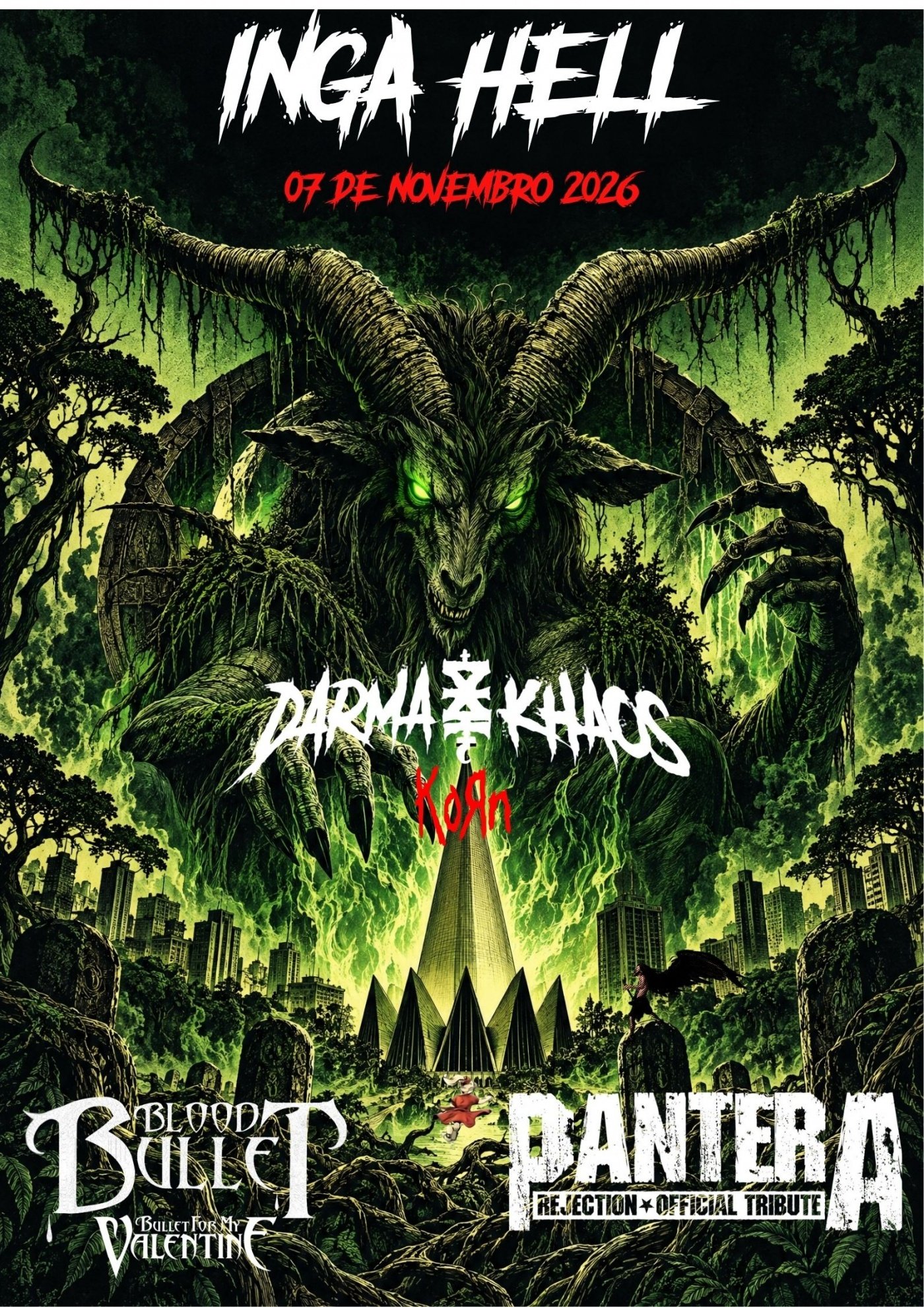 Imagem publicada pela fonte para Inga Hell Fest 3º Edição