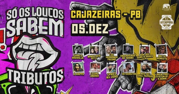 Imagem do evento SÓ OS LOUCOS SABEM I Cajazeiras - PB