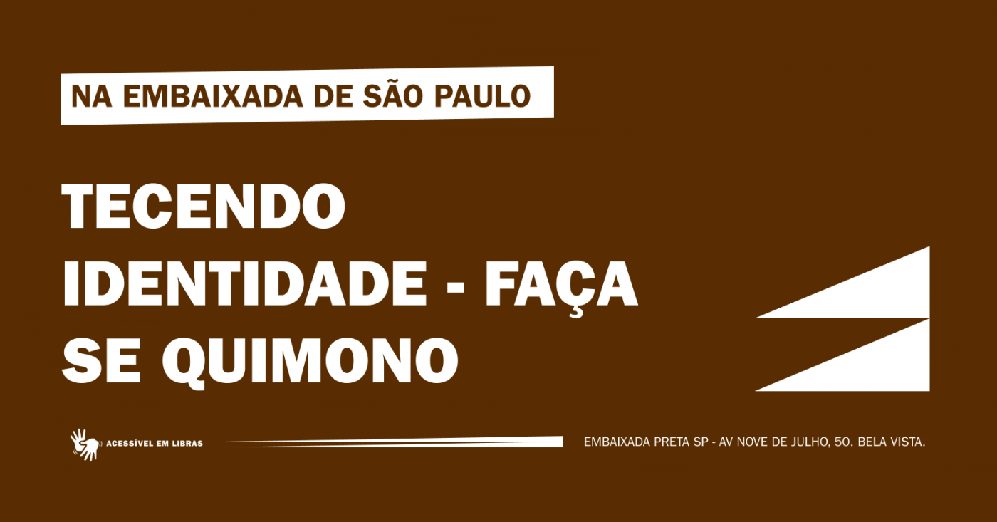 Imagem publicada pela fonte para Tecendo Identidade - Faça se quimono