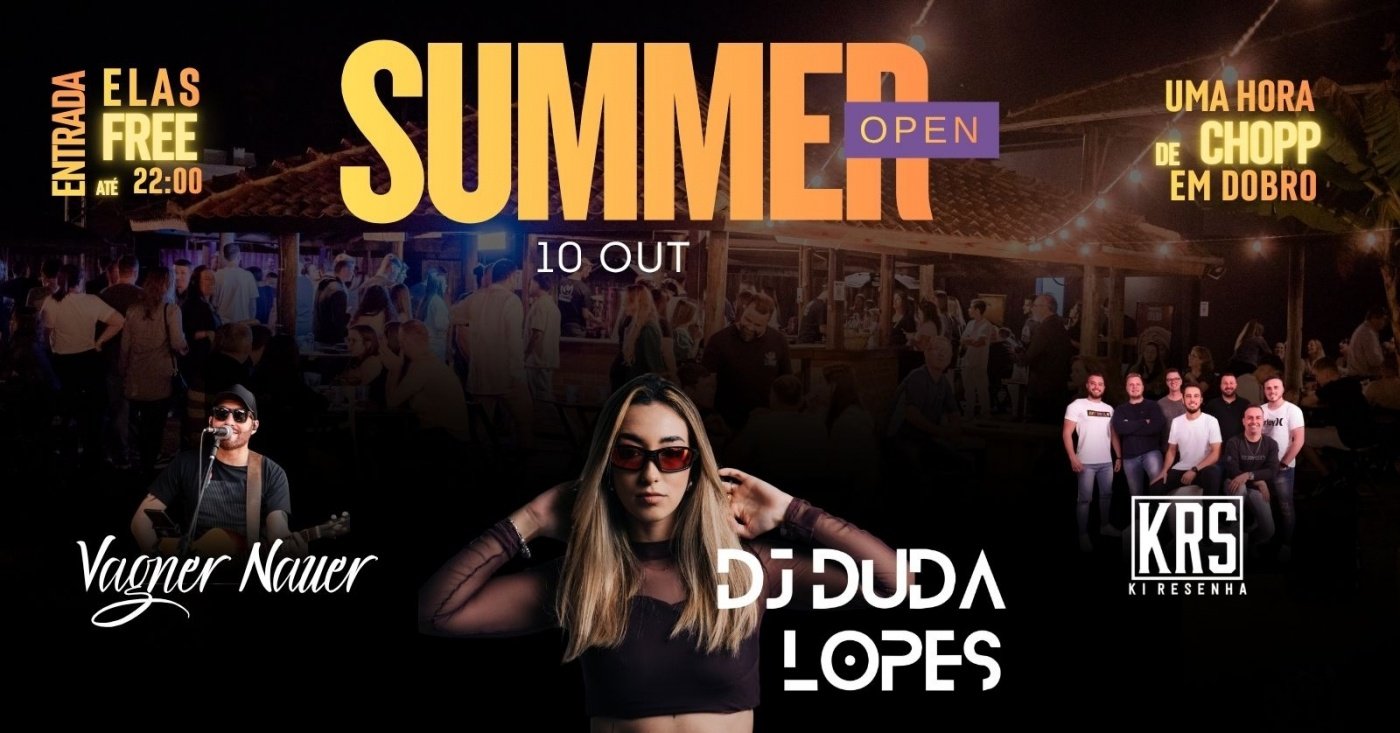 Imagem publicada pela fonte para Open Summer