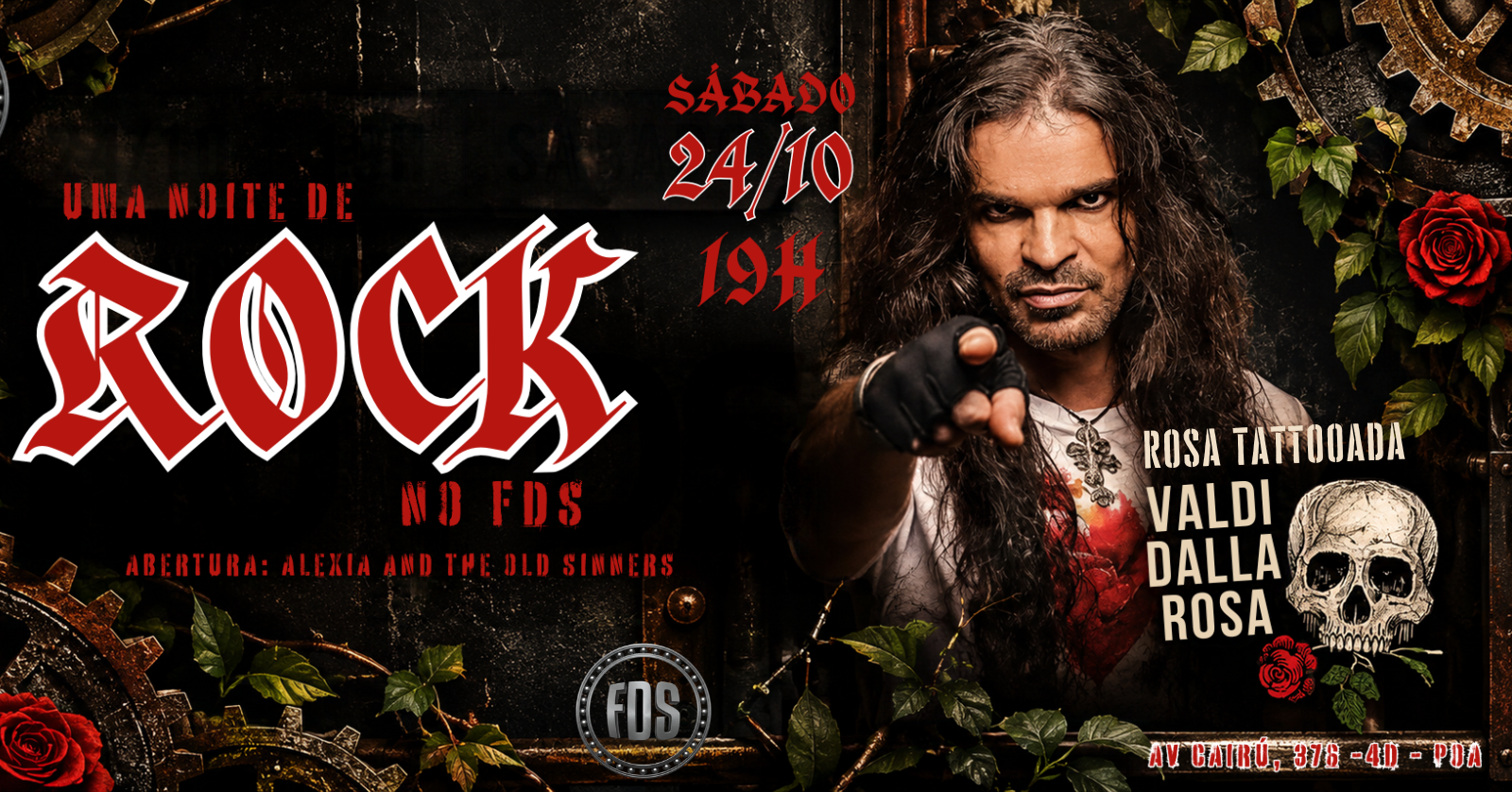 Imagem da fonte — UMA NOITE DE ROCK NO FDS COM VALDI DALLA ROSA