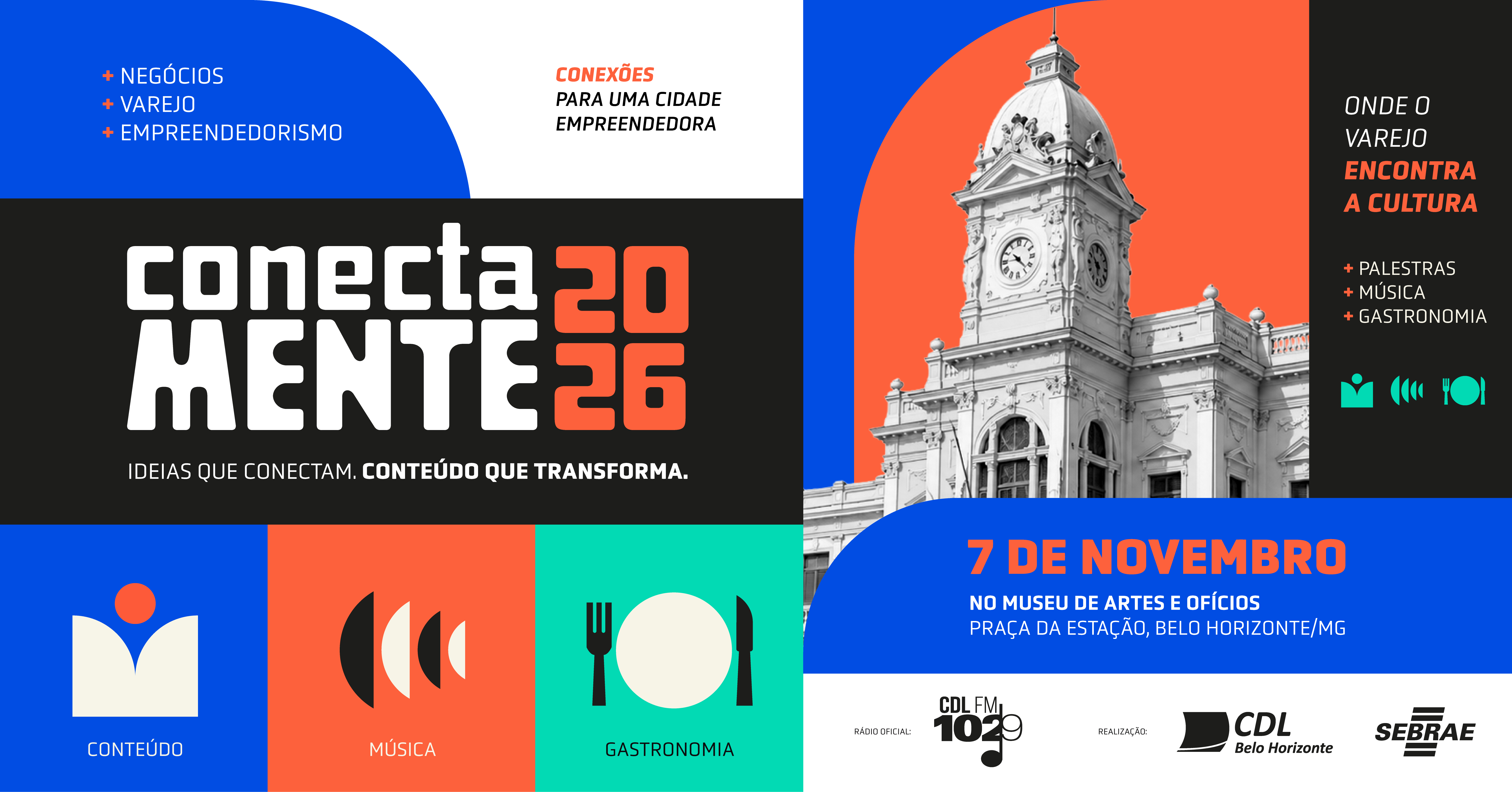 Imagem da fonte — Conecta Mente 2026: Ideias que conectam. Conteúdo que transforma.