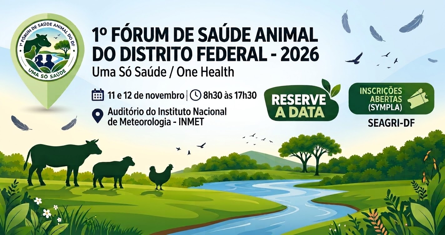 Imagem da fonte — I Fórum de Saúde Animal do Distrito Federal