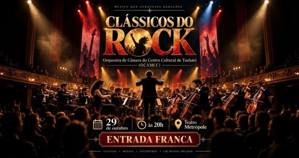 Imagem do evento OCAMCC apresenta: CLÁSSICOS DO ROCK