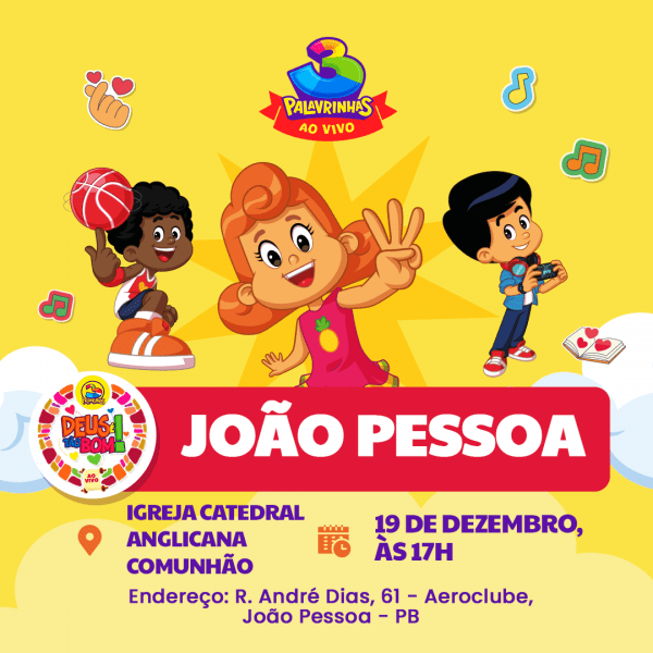 Imagem do evento 3 Palavrinhas - João Pessoa