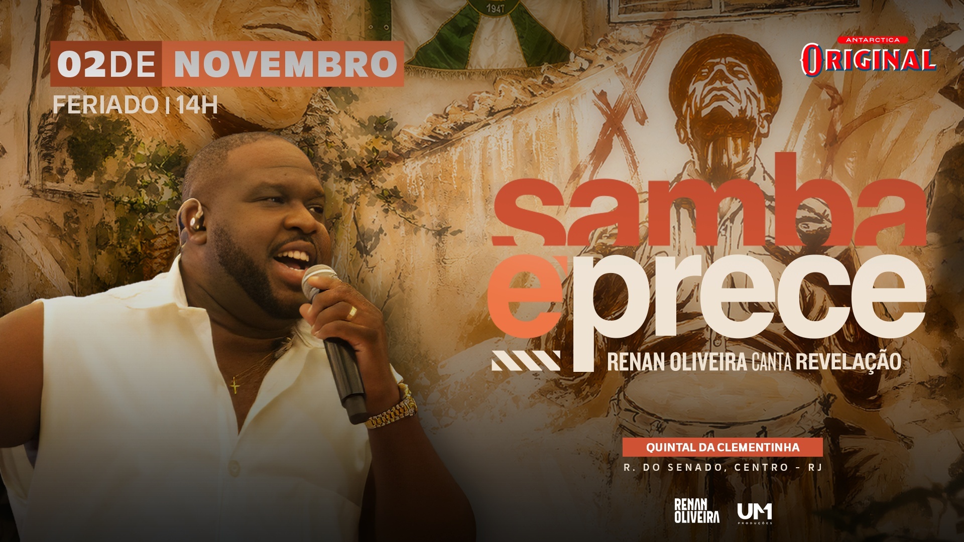 SAMBA É PRECE RENAN OLIVEIRA CANTA REVELAÇÃO - Rio de Janeiro, RJ