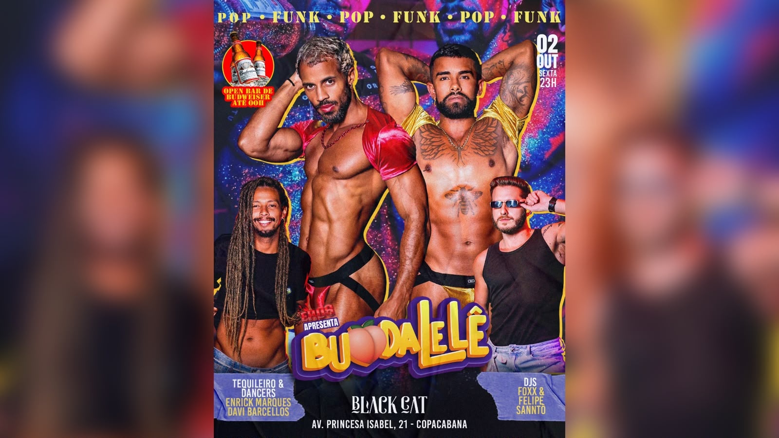 Black Cat: BUNDALELÊ | Sexta - 02 de outubro - 23h