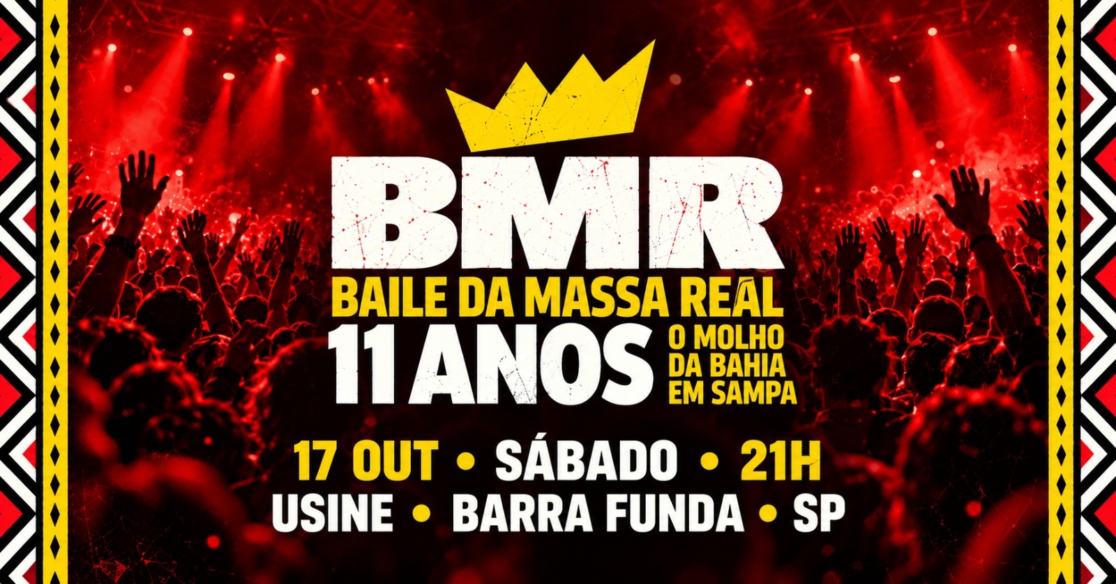 Imagen de la fuente — Aniversário 11 ANOS Baile da Massa Real - 17 de Outubro no USINE às 21h