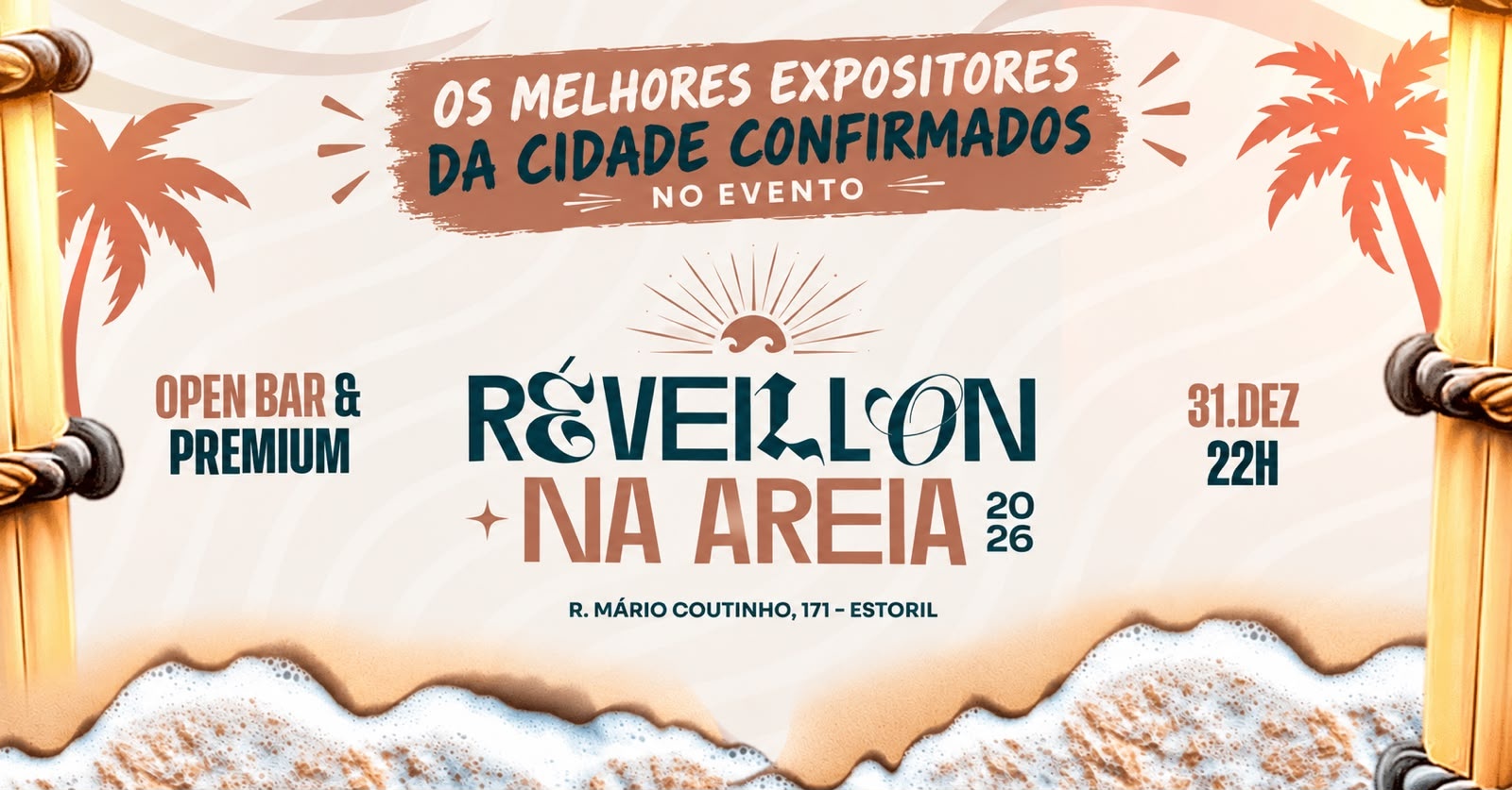 Flyer: Reveillon Na Areia 2027