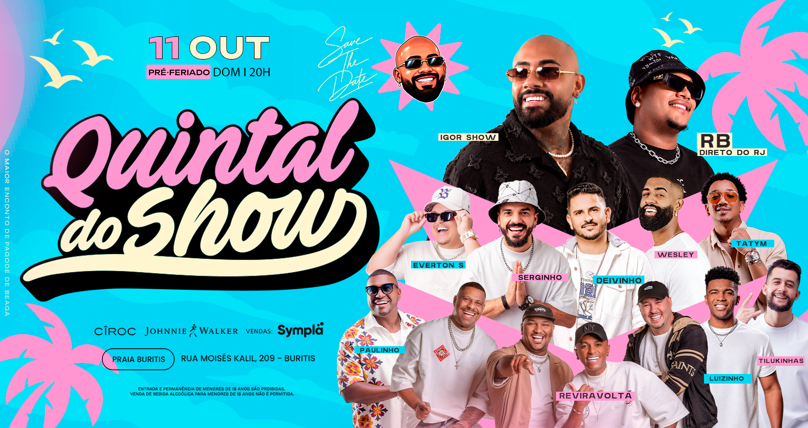 Imagem da fonte — Quintal do Show no Praia Buritis- 11/10