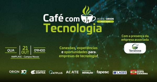 Imagem do evento Café com Tecnologia - Orion Polo ACATE Serra