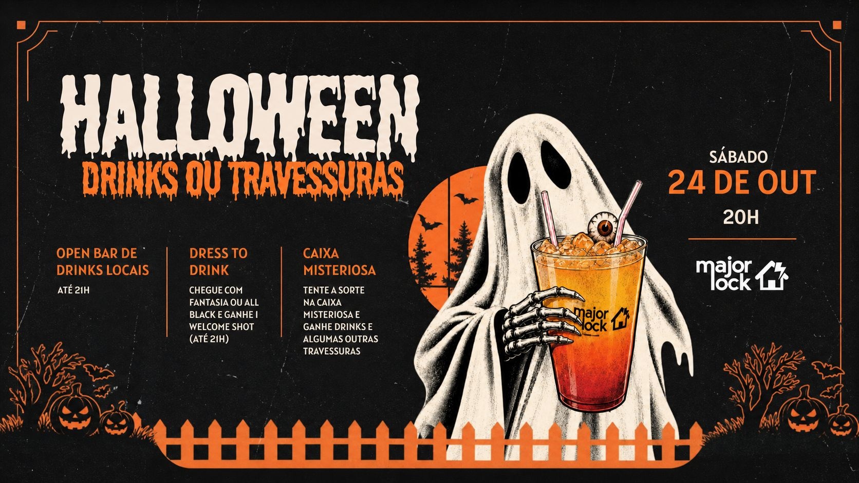 Imagem da fonte — HALLOWEEN | Major Lock| 24/10