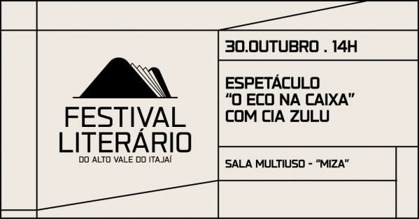 Imagem do evento Festival Literário 2026 - Espetáculo “O Eco na Caixa” com Cia Zulu