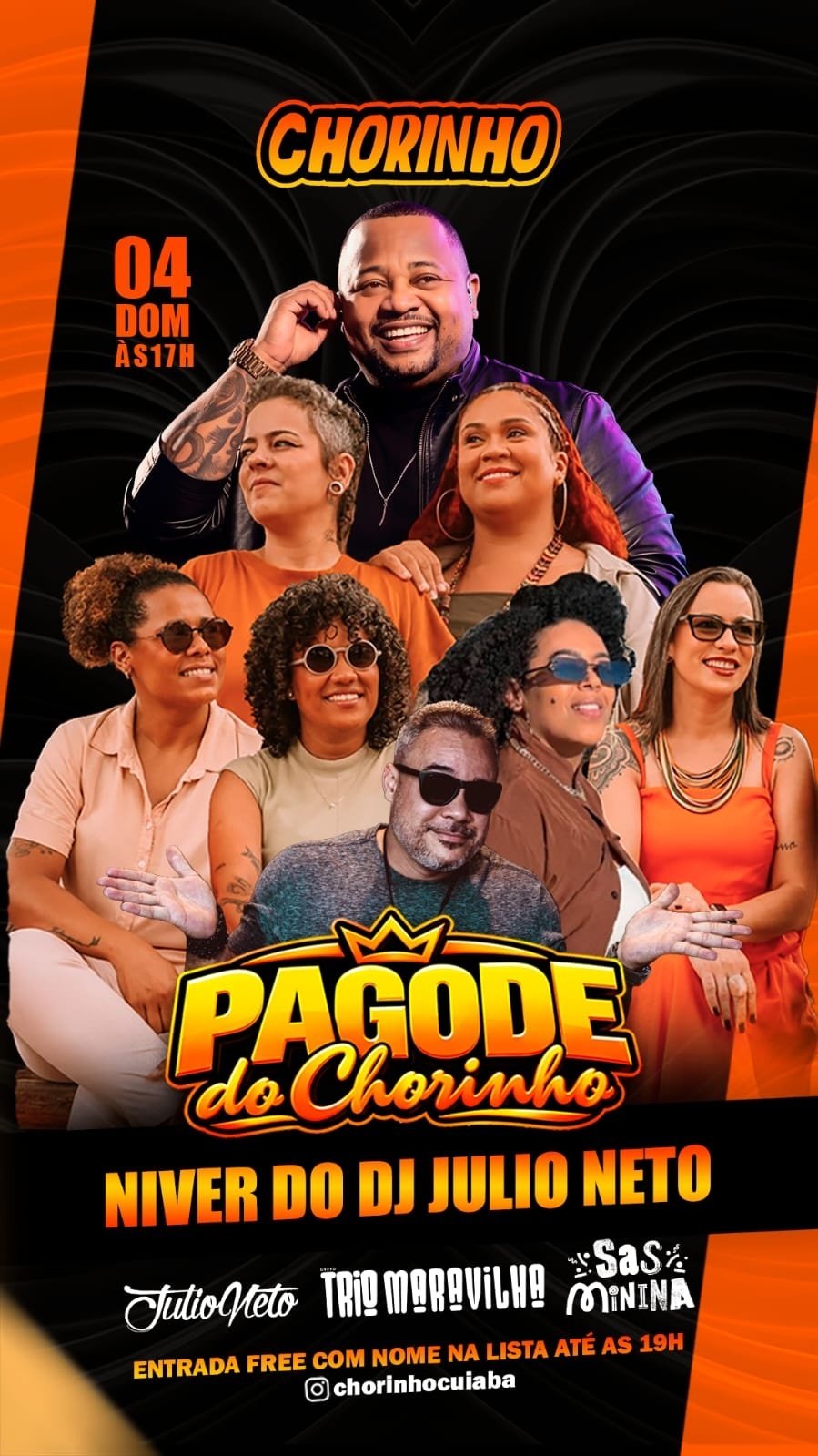 Imagem da fonte — Pagode do Chorinho com Trio Maravilha, SASMININA e DJ Julio Neto