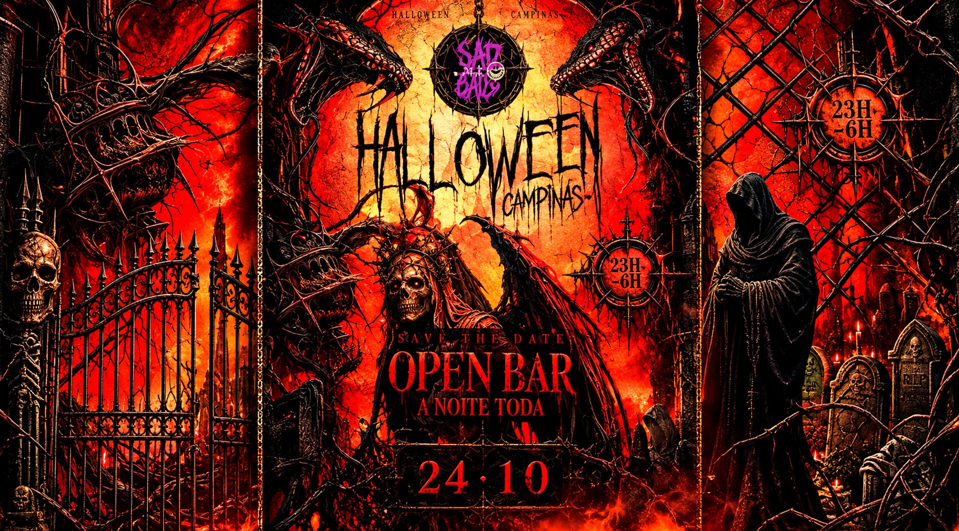 SADBAILE HALLOWEEN EM CAMPINAS - Campinas, SP