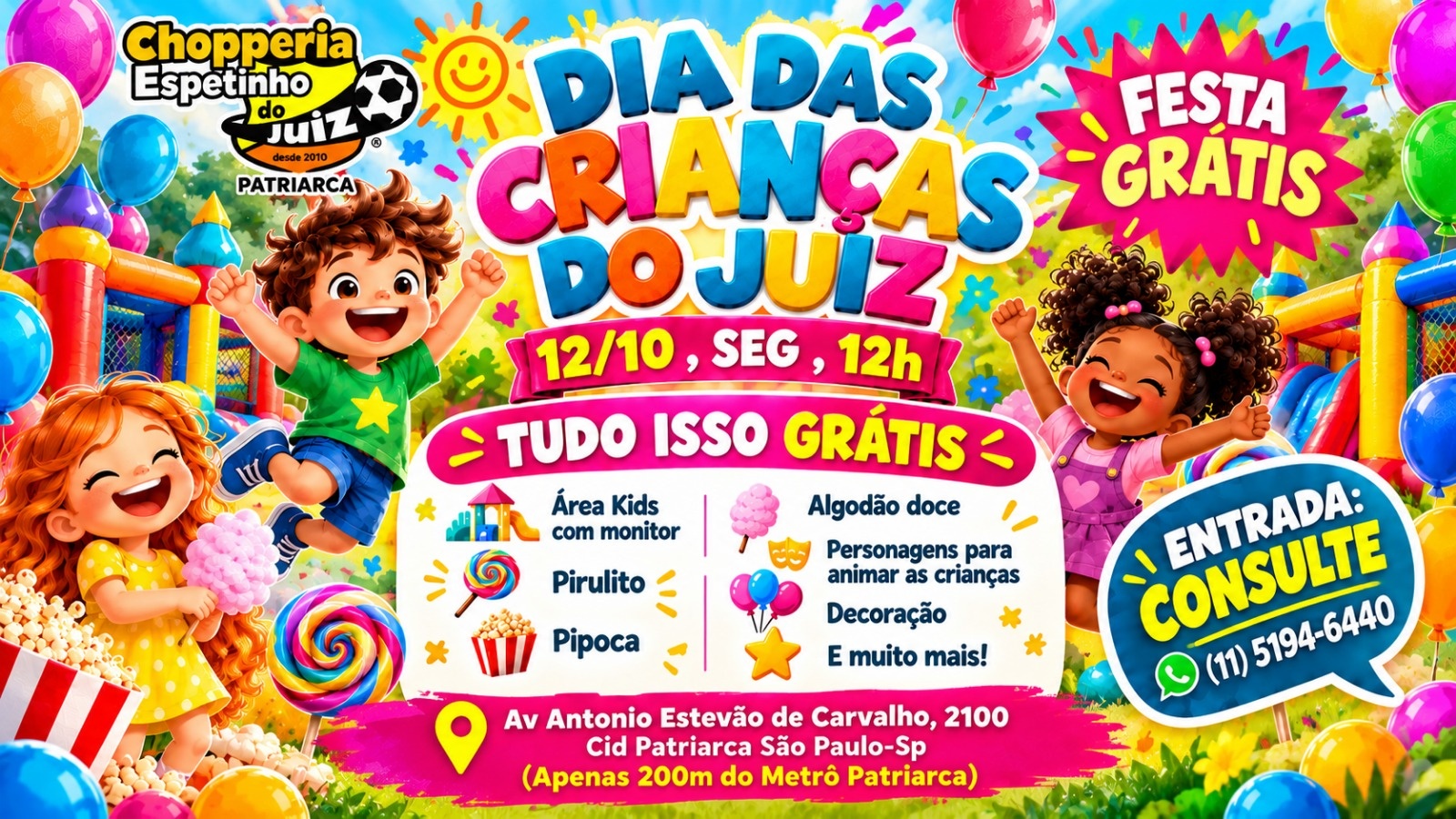 Source image — JUIZ PATRIARCA | FERIADO ESPECIAL DIA DAS CRIANÇAS | SEG - 12H
