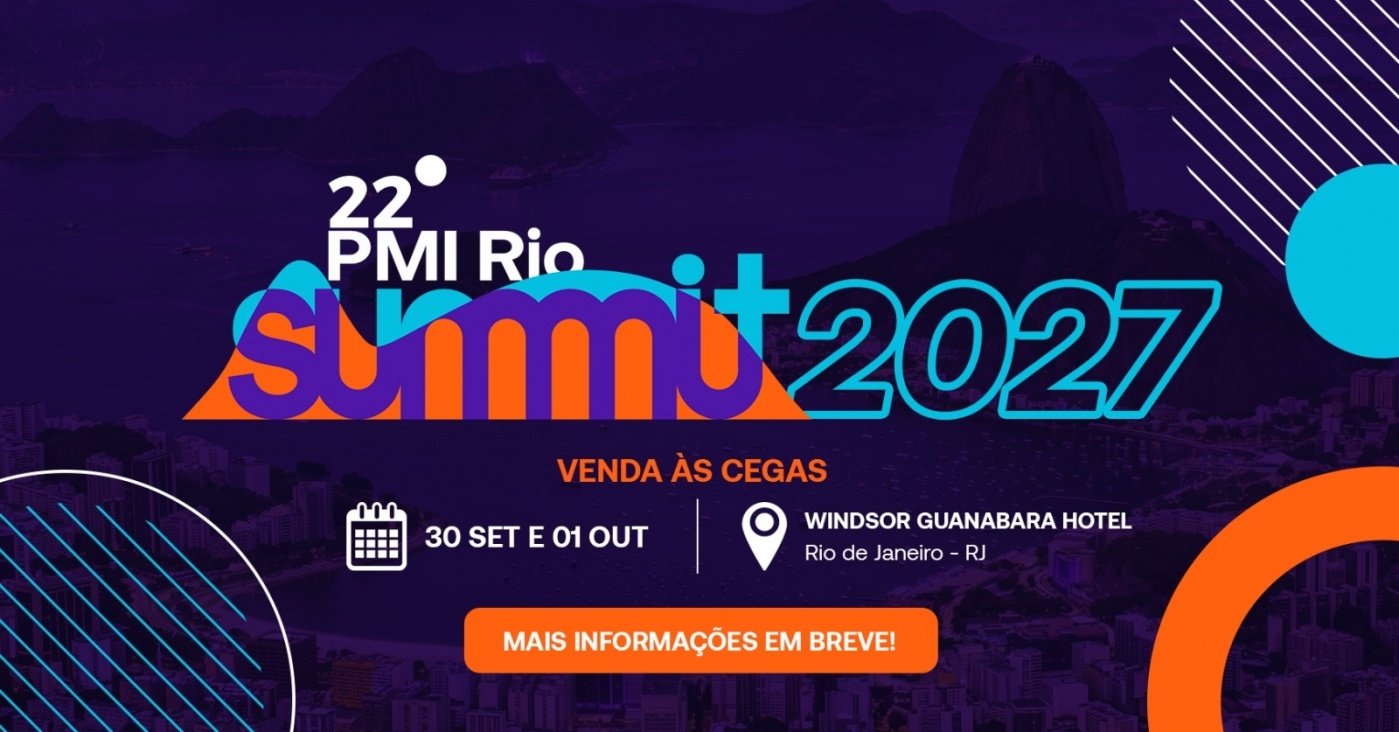 Imagem publicada pela fonte para 22º PMI Rio Summit