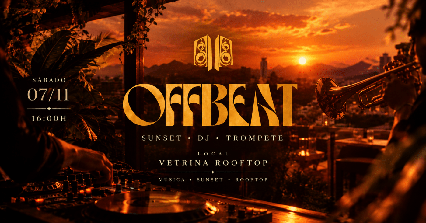 Imagem publicada pela fonte para OFFBEAT | Sunset Vetrina Rooftop