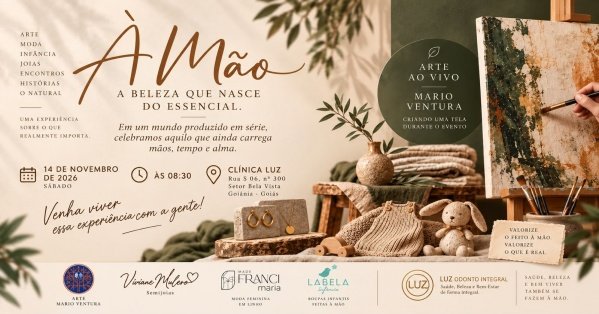 Imagem do evento À mão - a beleza que nasce do essencial
