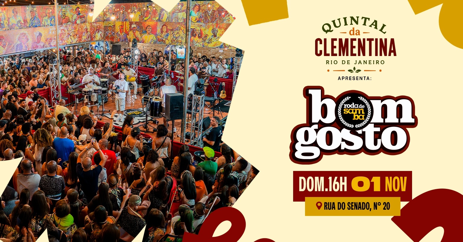 Imagem da fonte — Roda de Samba do Bom Gosto/ Quintal da Clementina