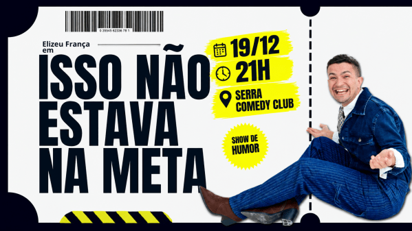 Imagem do evento ELIZEU FRANÇA - ISSO NÃO ESTAVA NA META