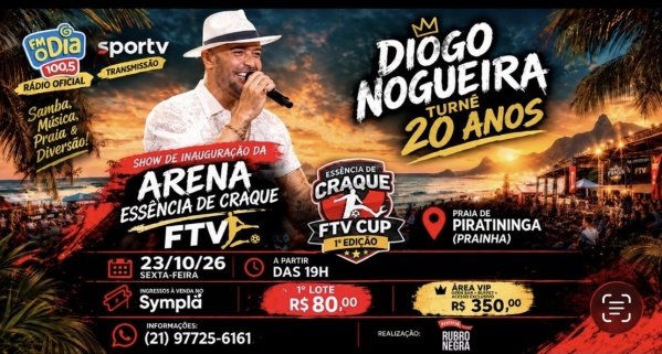 CANCELADO - SHOW COM DIOGO NOGUEIRA - ÁREA VIP