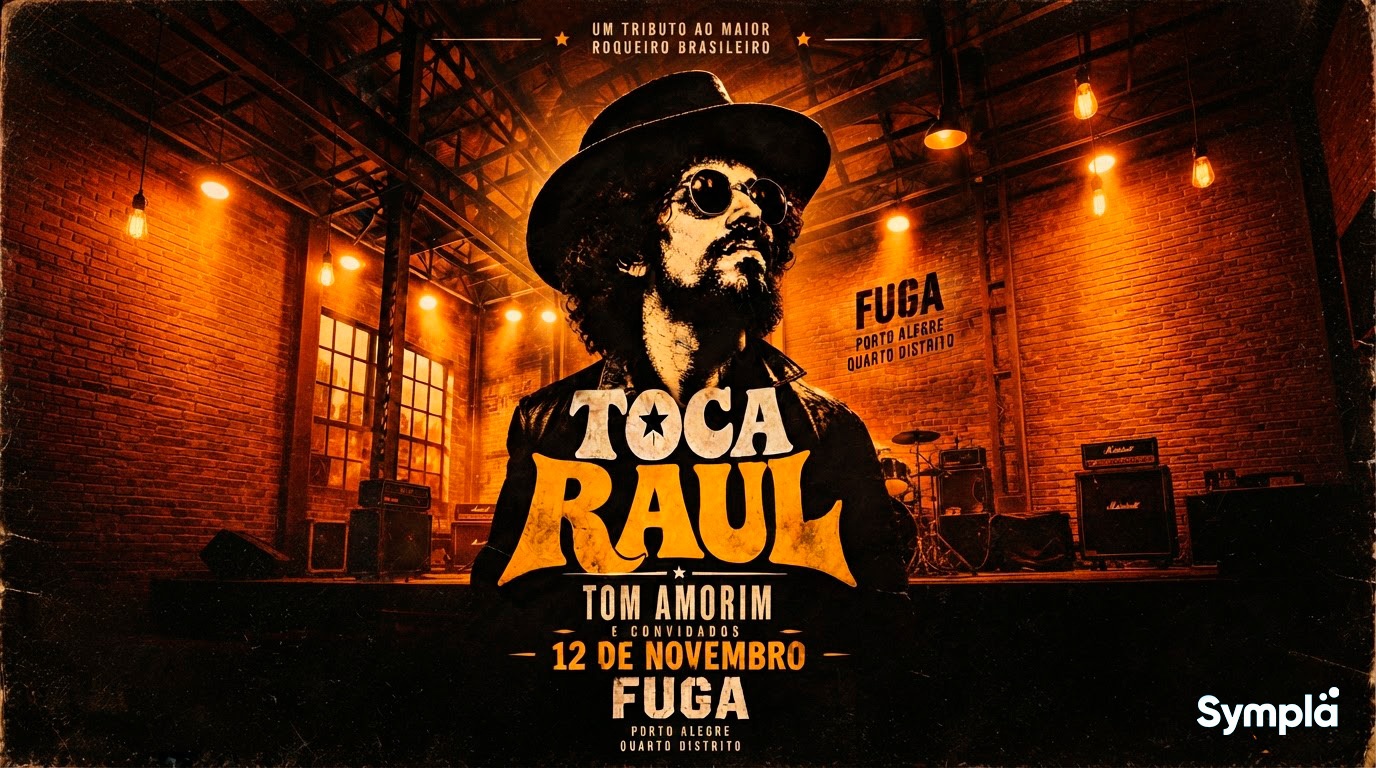 Imagem da fonte — 12.11 | TOCA RAUL com Tom Amorim e convidados