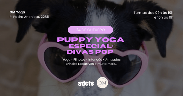 Imagem do evento Puppy Yoga Edição: Divas Pop
