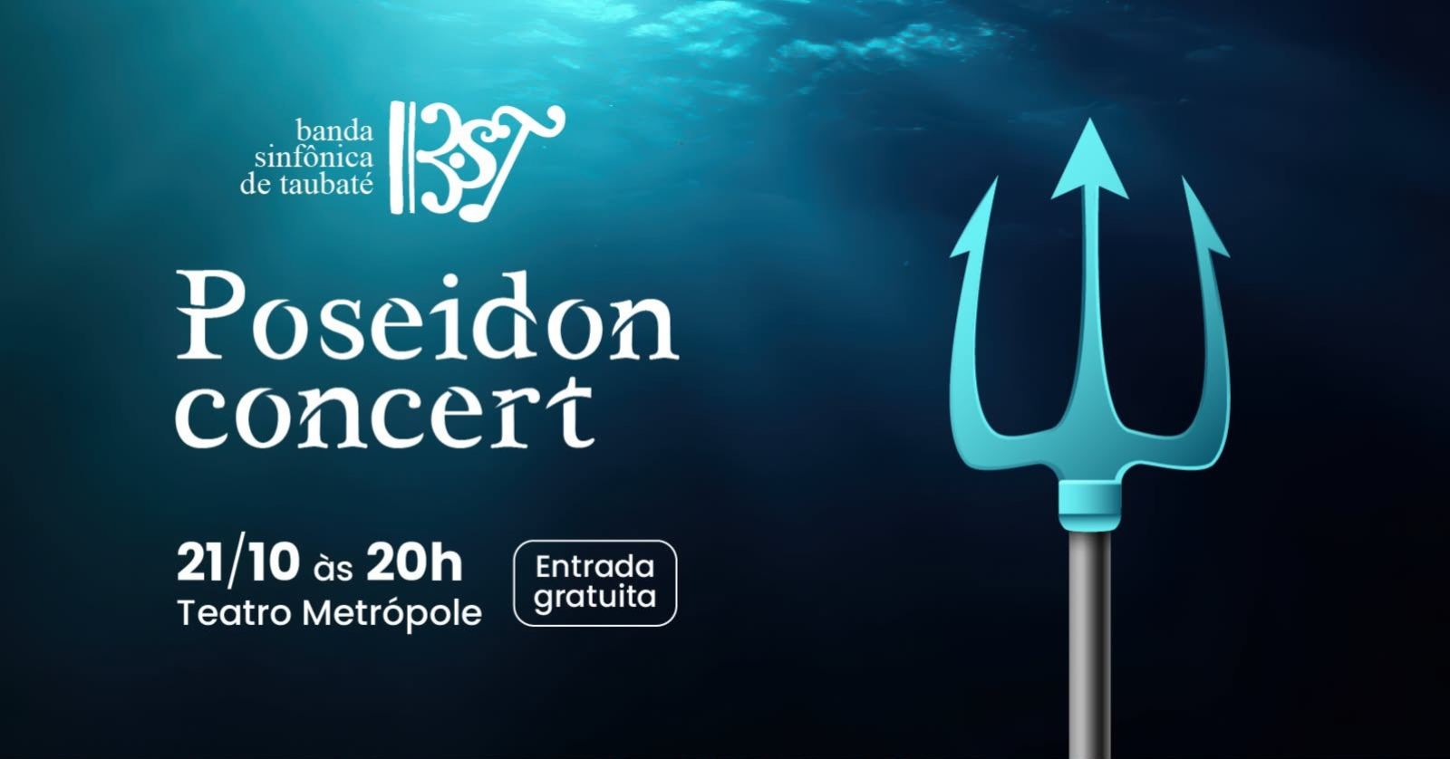 Imagem da fonte — Banda Sinfônica de Taubaté apresenta: POSEIDON CONCERT
