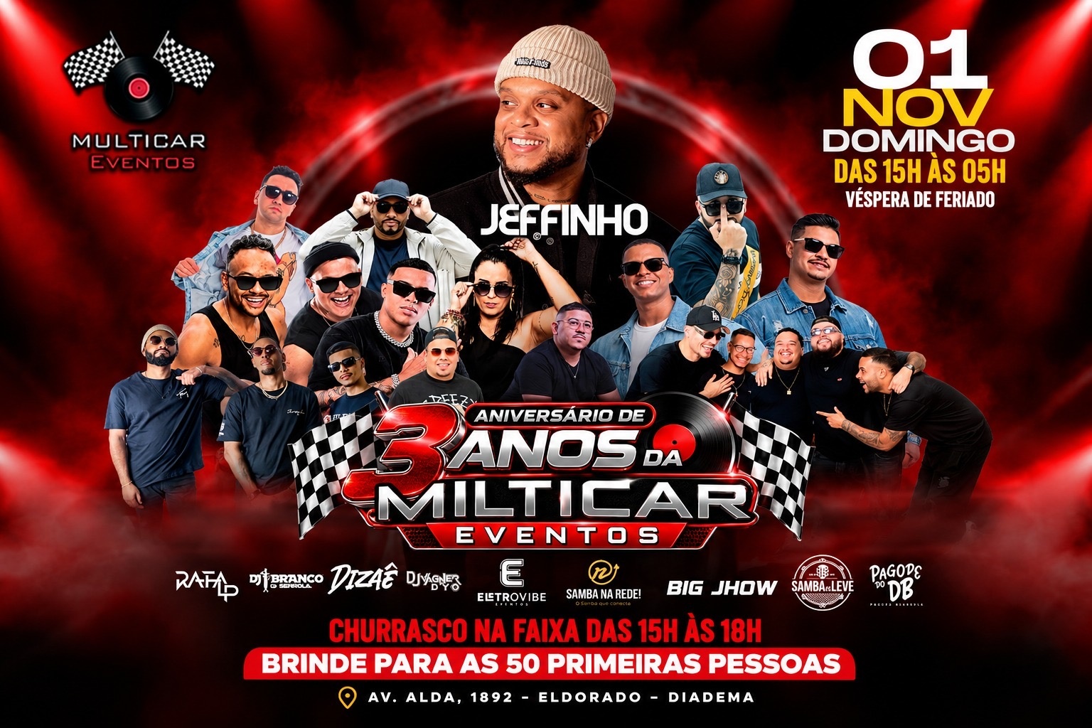 Imagen de la fuente — 3º Aniversário da Multicar Eventos