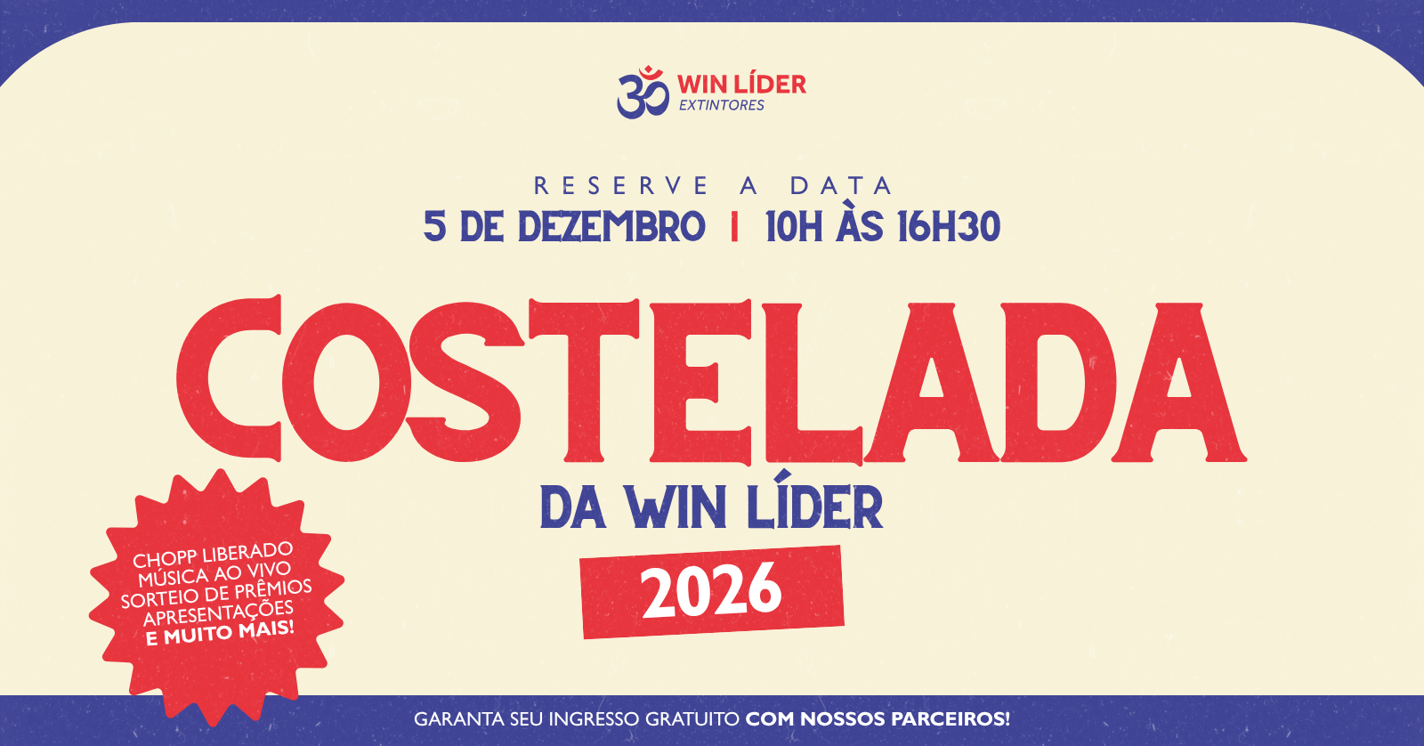 Imagem da fonte — Costelada da Win Líder 2026