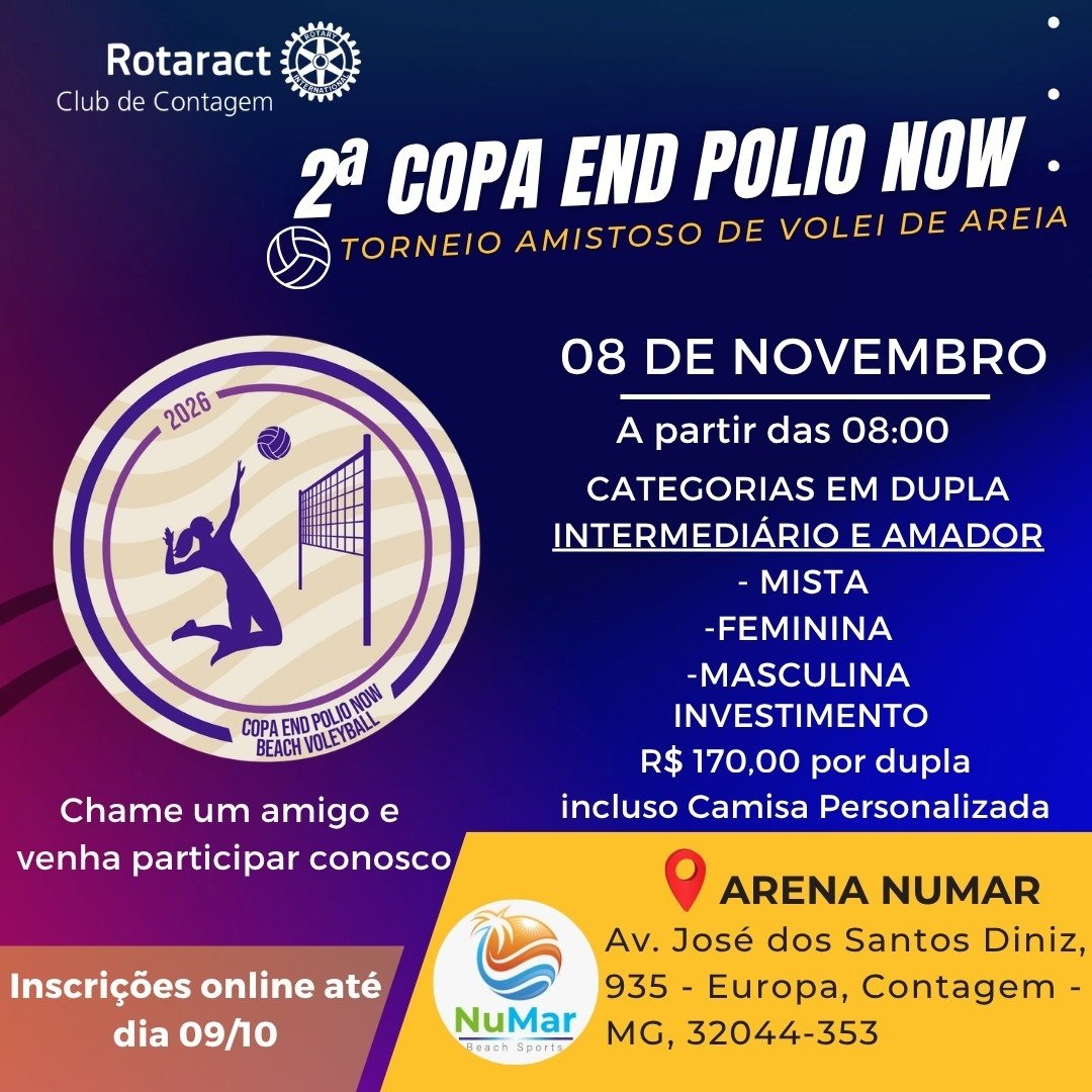 Imagem publicada pela fonte para 2ª Copa End Polio Now