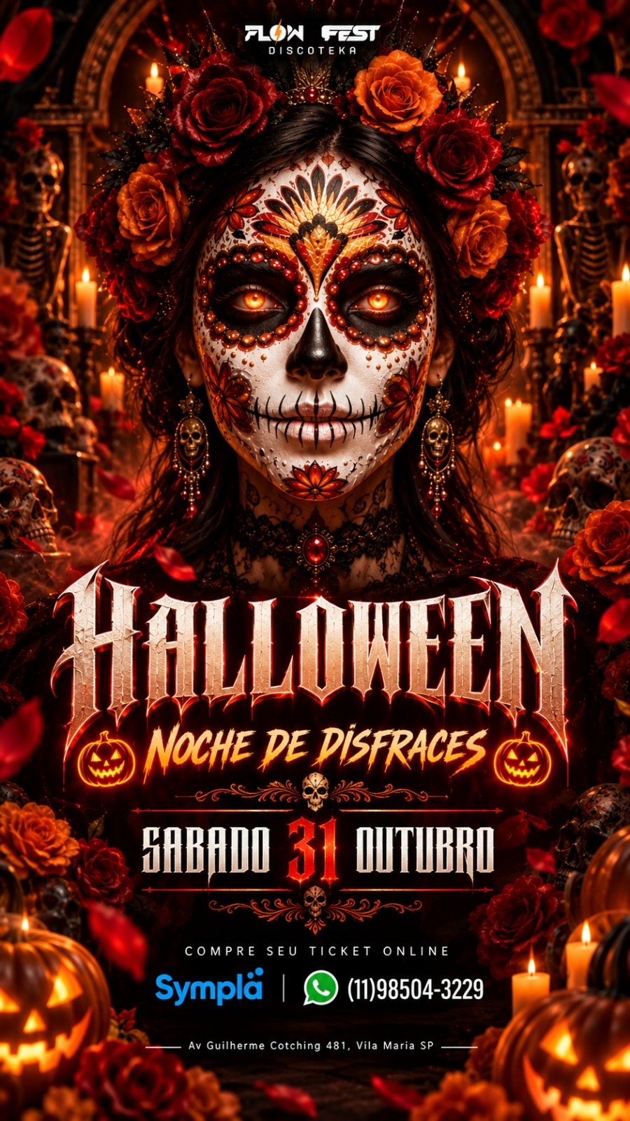 Imagem da fonte — HALLOWEEN - NOCHE DE DISFRACES - FLOW FEST