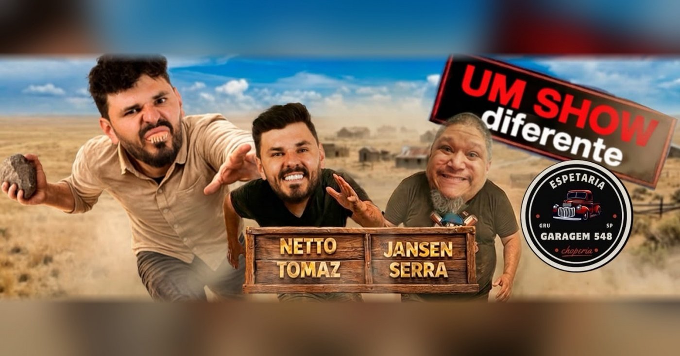 Imagem publicada pela fonte para UM SHOW diferente! Netto Tomaz + Jansen Serra