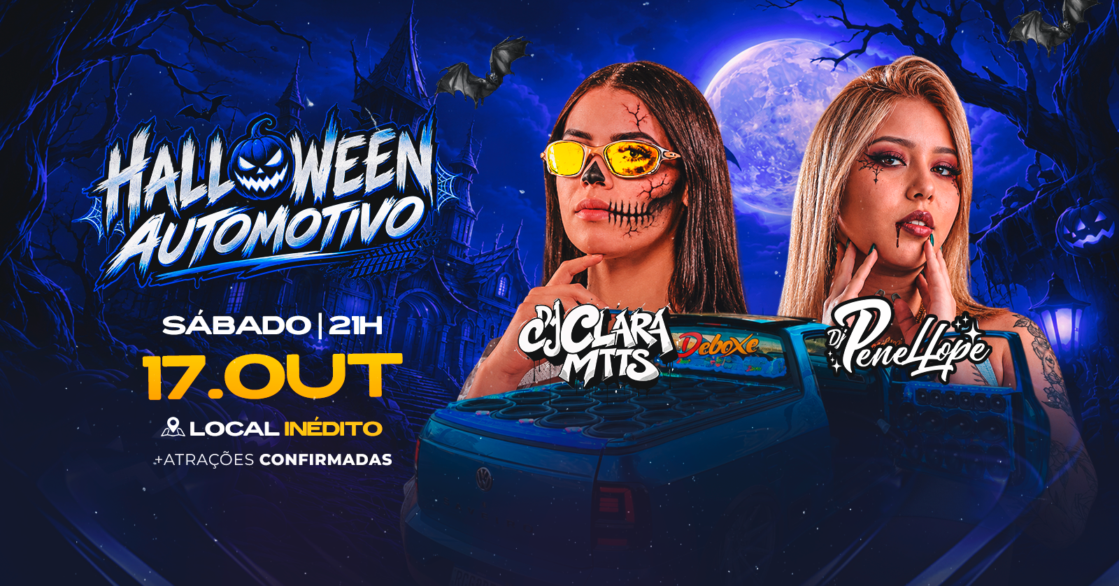 Source image — Halloween automotivo Planaltina Df